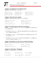 Vorschau - Unterrichtsreihen - Rechnen mit Ableitungen – Unterrichtsreihe Analysis Klasse 10 - Einheit 6 - Deckblatt