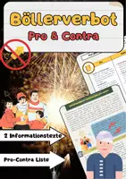 Vorschau - Arbeitsblätter - Böllerverbot - Pro & Contra Diskussion - Deckblatt