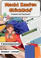 Vorschau - Arbeitsblätter - Konsum Materialpaket: Kaufsucht, Werbung, Social Media - Seite 1