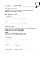 Vorschau - Arbeitsblätter - Kommasetzung Wiederholung Regeln + Übungsaufgaben - Deckblatt