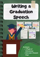 Vorschau - Arbeitsblätter - Speech Writing Bundle - Seite 1