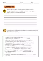 Vorschau - Arbeitsblätter - Häufige Fehler - Verwendung Stilmittel in Englisch - Seite 3
