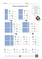 Vorschau - Arbeitsblätter - Einmaleins üben (mit Lernvideolinks) - Deckblatt