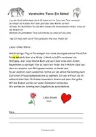 Vorschau - Arbeitsblätter - Versteckte Tiere: Ein Rätsel (Freebie, Leseübung) - Seite 3