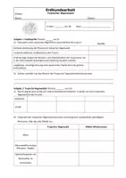 Vorschau - Arbeitsblätter - Klassenarbeit zum Thema Regenwald (Kl. 6 - 8) - Deckblatt