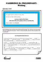 Aperçu - Feuilles d'exercices - B1 PRELIMINARY – WRITING TASKS: Email, Article & Story (2) - Page 3