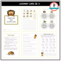 förhandsvisning - Lejonet - Lars åk 3 - försättsblad