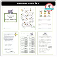 förhandsvisning - Elefanten - Edvin åk 2 - försättsblad