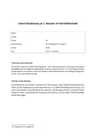 Vorschau - Stundenentwürfe - SOMA-Würfel Unterrichtsentwurf - Seite 1