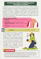 Vorschau - Arbeitsblätter - Understanding Propaganda Techniques in Language - Seite 1