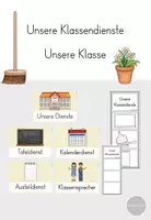 Vorschau - Arbeitsblätter - Unsere Klasse - Unsere Klassendienste Klasse 1 - Deckblatt