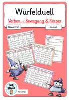 Vorschau - Spiele - Materialpaket: Würfelduell zur Verbkonjugation – Präsens & Präteritum - Seite 1