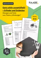 Vorschau - Arbeitsblätter - Ganz schön ausgetüftelt! – Erfinder und Entdecker - Deckblatt