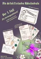 Vorschau - Arbeitsblätter - Die detektivische Häkelschule - 1. Fall "Die Anfangsschlaufe" - Deckblatt