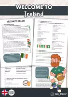 Vorschau - Arbeitsblätter - Welcome to Ireland (Red Line 3/Blue Line 3) - Deckblatt