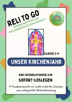 Vorschau - Stundenentwürfe - Unser Kirchenjahr - Eine Unterrichtsreihe zum Sofort-Loslegen - Deckblatt