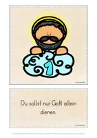 Vorschau - Bildkarten - Zehn Gebote Mose Tafelmaterial - Seite 2
