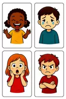 anteprima - Flashcard - Carte delle emozioni per bambini - Pagina di copertina