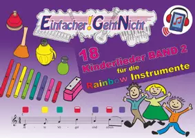 Vorschau - Arbeitsblätter - Materialpaket - 34 einfache Kinderlieder für die bunten Rainbow Instrumente - Deckblatt