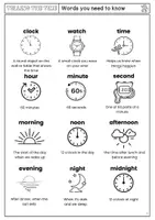 Vorschau - Arbeitsblätter - Telling the Time | Uhrzeiten Englisch Klasse 3/4 | AM & PM, Daily Routines - Seite 3