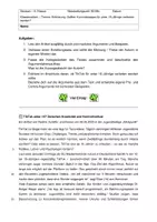 Vorschau - Fördermaterial/Inklusion - Klassenarbeit Deutsch – Textgebundenen Erörterung | Tiktok Verbot - Seite 1