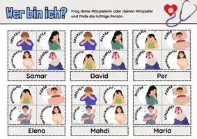 Vorschau - Spiele - Krankheiten: Wer bin ich? (Sprechanlass und Spiel) - Seite 1
