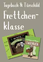 Vorschau - Poster - Frettchenklasse | Willkommensschild & Tagebuch-Cover - Deckblatt