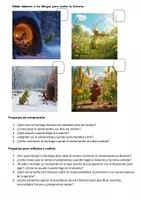 Vista previa - Manualidades / Dibujos para colorear - Fábulas de Esopo – Con imágenes, ejercicios y páginas para colorear 2 - página 3