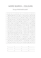 Aperçu - Fiches - COLOURS: Word Search / English Puzzle / EFL ESL - Page 2