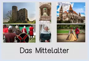 Vorschau - Stundenentwürfe - Materialpaket Mittelalter, Burg und Ritter - Deckblatt