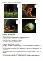 Vista previa - Manualidades / Dibujos para colorear - Fábulas de Esopo – Con imágenes^J ejercicios y páginas para colorear 4 - página 3