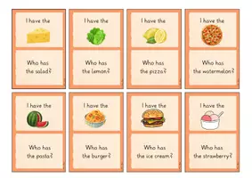 Vorschau - Spiele - Lesekette/reading chain – food - Seite 3