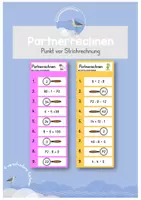 Vorschau - Spiele - Materialpaket - Partnerrechnen - Seite 1
