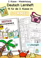 Vorschau - Unterrichtsreihen - Materialpaket Mathe Deutsch 2. Klasse fit für die 3.Klasse Wiederholung - Seite 1