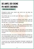 Vorschau - Arbeitsblätter - Säuren, Basen und Indikatoren - Ampel der Chemie: Theorie, Versuchsprotokoll, Arbeitsblätter, Differenziert - Seite 2