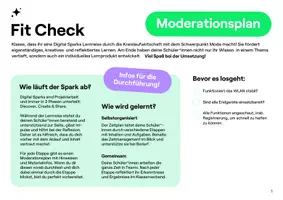 Vorschau - Stundenentwürfe - Digital Spark "Fit check" - projektbasierte Lernreise - Seite 3