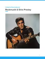 Vorschau - Unterrichtsreihen - Rockmusik & Elvis Presley – Unterrichtsmaterial für Musik (Klasse 7–10) - Deckblatt