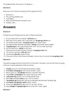Vorschau - Arbeitsblätter - Will-Future or Going-To Future exercises - Seite 1