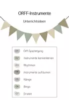 Vorschau - Unterrichtsreihen - Orff-Instrumente spielerisch entdecken - diverse Unterrichtsideen - Seite 1