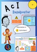 Vorschau - Poster - Latein Poster und Regelblatt zur Grammatik: AcI - Seite 1