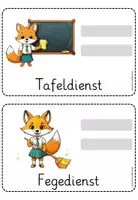 Vorschau - Bildkarten - Klassendienste Fuchsklasse - Seite 2