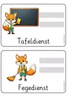Vorschau - Bildkarten - Klassendienste Fuchsklasse - Seite 3