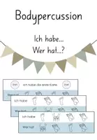 Vorschau - Spiele - Ich habe, wer hat? - Rhythmus und Bodypercussion Spiel für 20 Kinder - Deckblatt