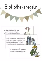 Vorschau - Poster - Bibliotheksregeln - Deckblatt