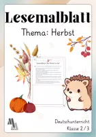 Vorschau - Arbeitsblätter - Lesemalblätter für das ganze Jahr - Förderung und Motivation - Seite 1