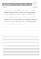 Vorschau - Arbeitsblätter - 10 Abschreibtexte zum Thema Haustiere 3. Klasse - Seite 2