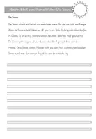 Vorschau - Arbeitsblätter - 10 Abschreibtexte zum Thema Wetter für die 3. Klasse (Deutsch) - Seite 2
