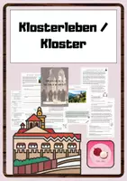 Vorschau - Stundenentwürfe - Kloster / Klosterleben / Glauben Leben / christlicher Glaube - Deckblatt