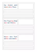 Vorschau - Arbeitsblätter - Sätze-Maler , ein Heftchen zum ersten sinnentnehmenden Lesen - Seite 3