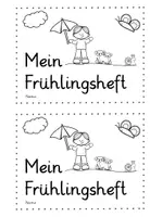 Vorschau - Arbeitsblätter - Frühlingsheft. Lesen und Schreiben. 1. Klasse - Seite 1